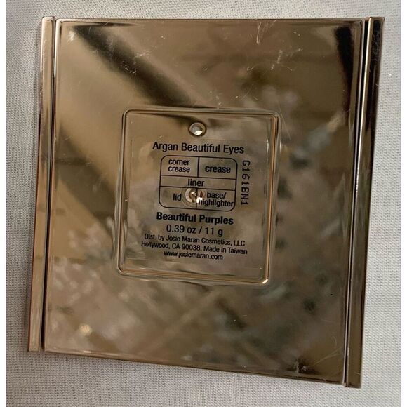 NEW Josie Maran Argan Beautiful Eyes Beautiful Purples EYESHADOW PALLET .39oz - Picture 2 of 3